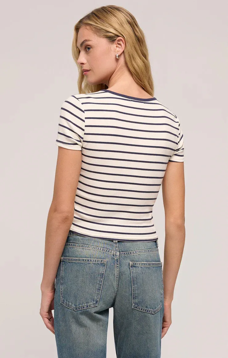 Saxton Striped Tee - Supernova