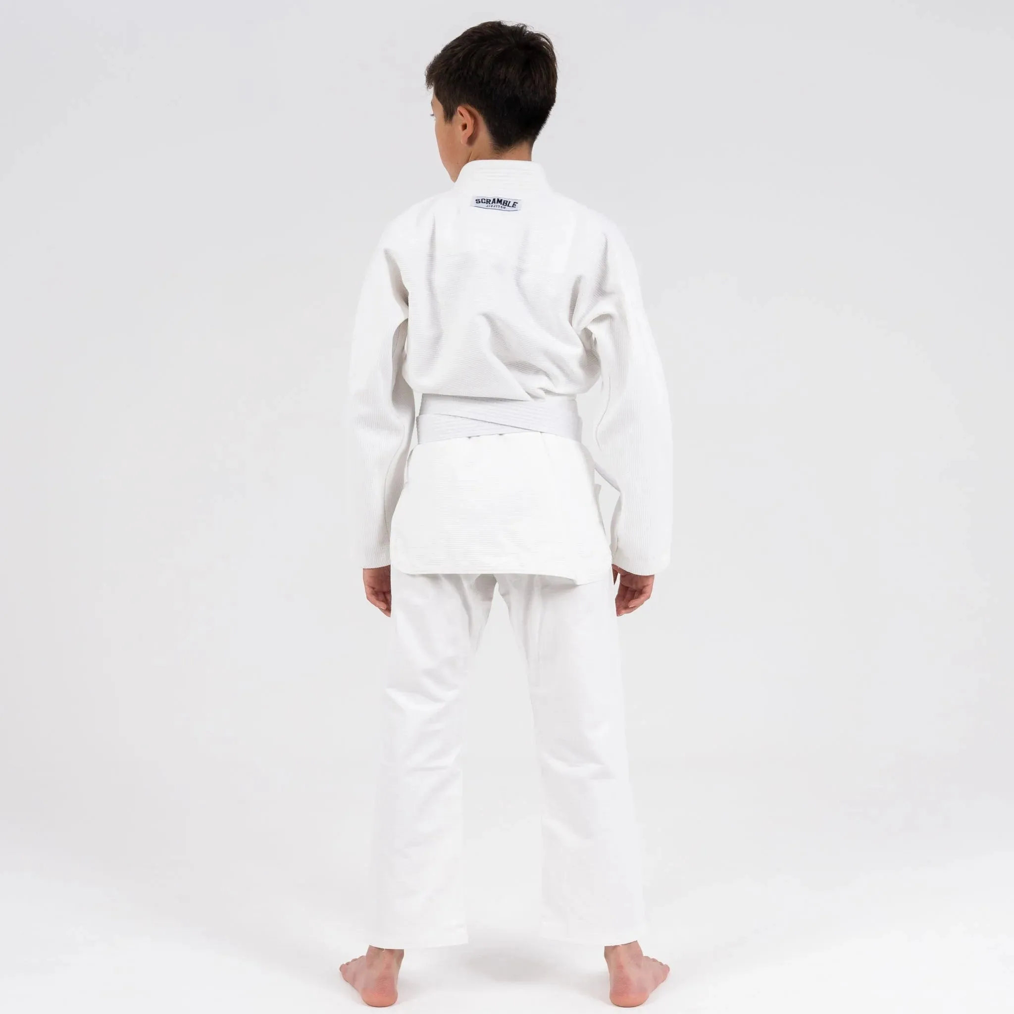 Scramble Kids Standard Issue BJJ GI - White