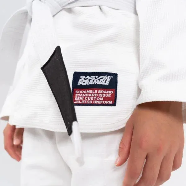 Scramble Kids Standard Issue BJJ GI - White