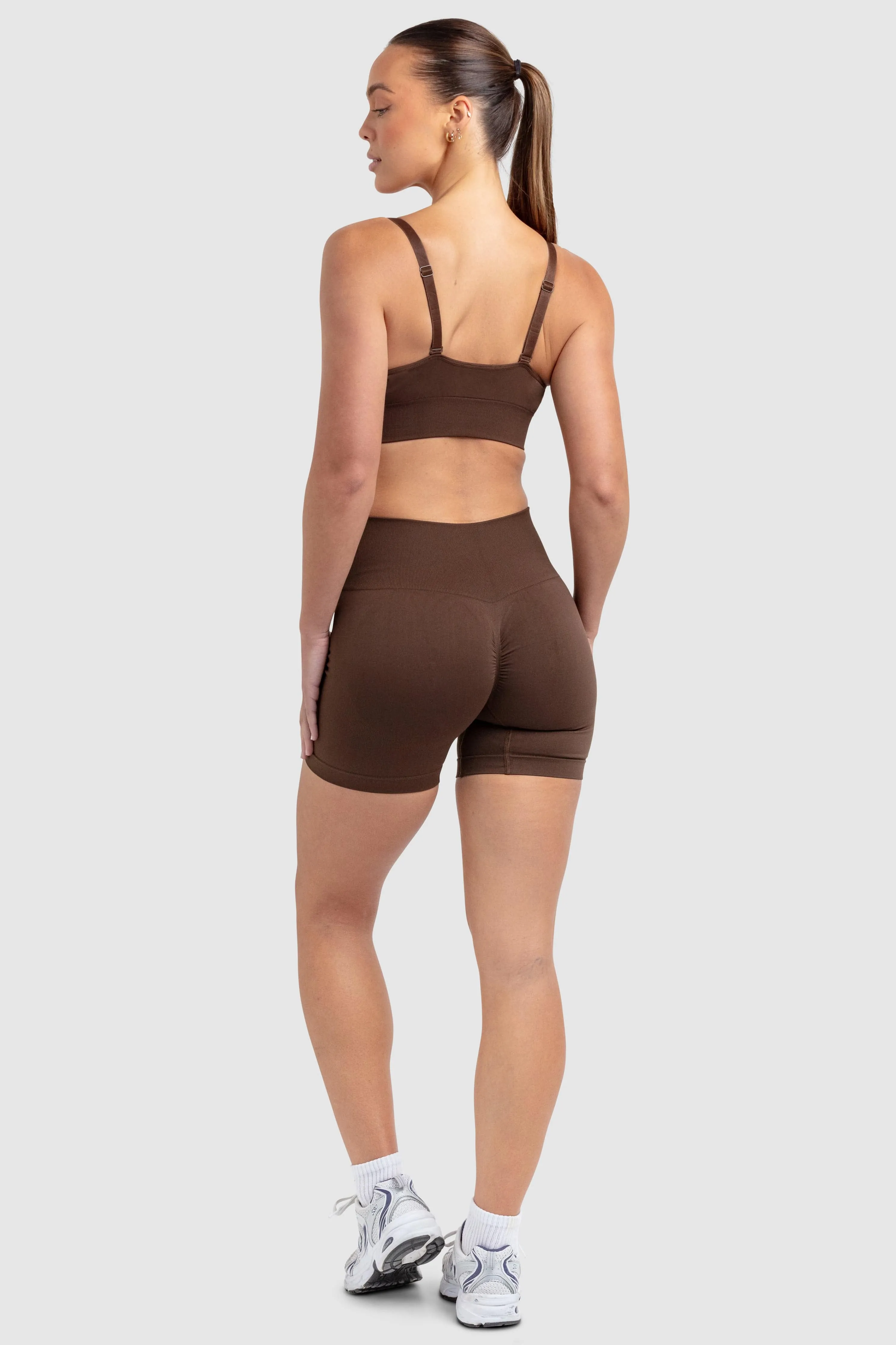Scrunch 2 Seamless Shorts - Espresso