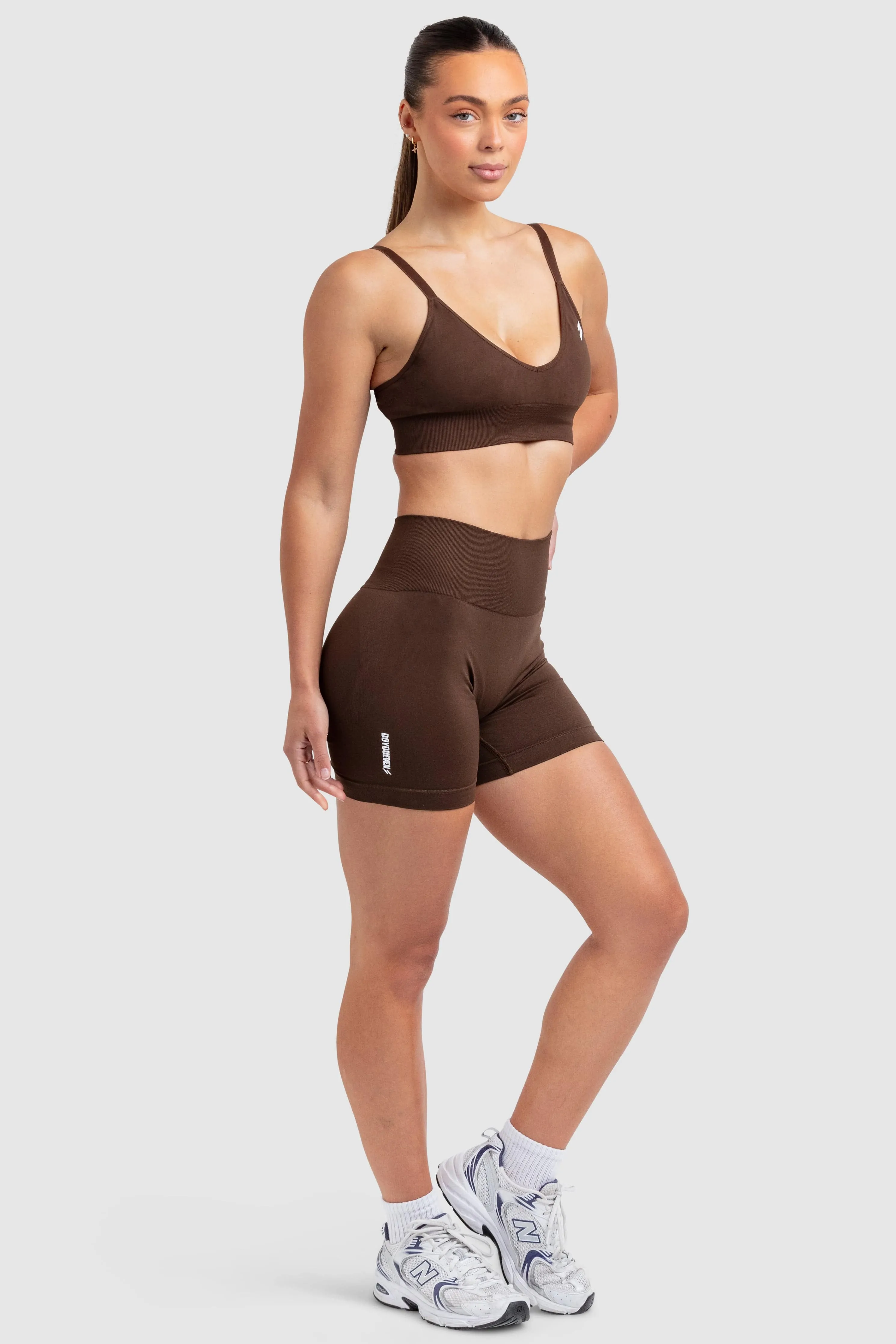 Scrunch 2 Seamless Shorts - Espresso