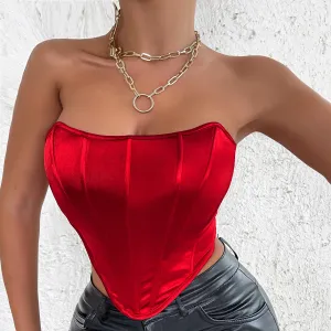 Sculpted Siren Strapless Corset Top