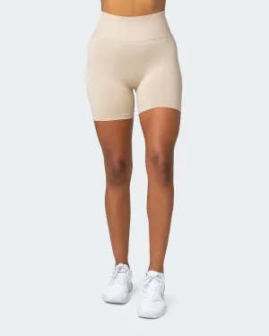 Seamless Bike Shorts - Bone