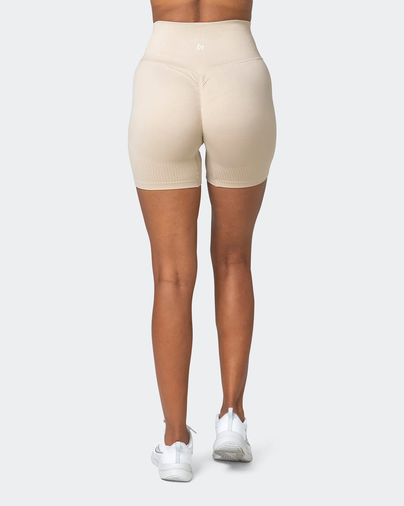 Seamless Bike Shorts - Bone
