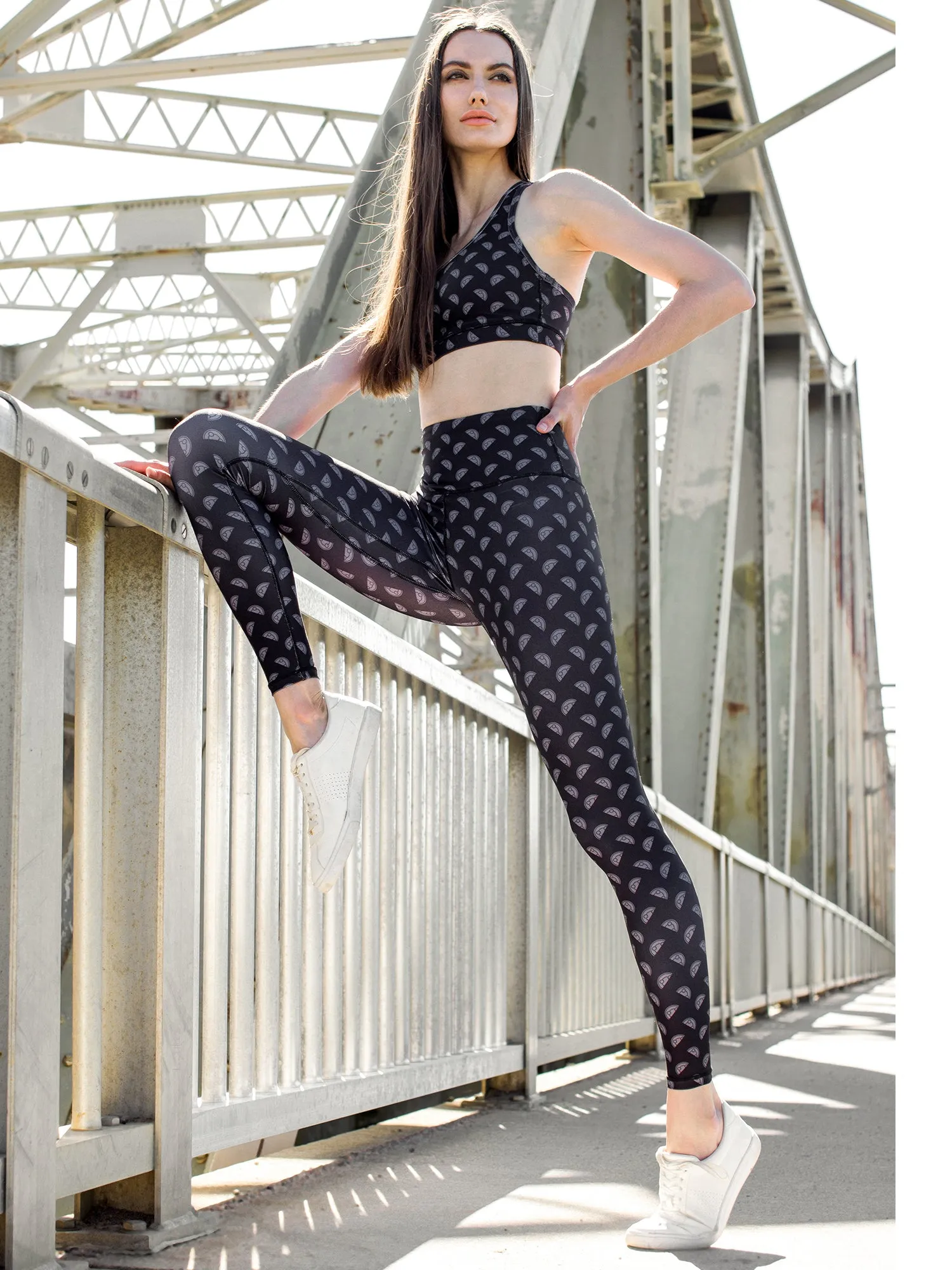 SEAMLESS IMAGE PANTS, BLACK GALILEO