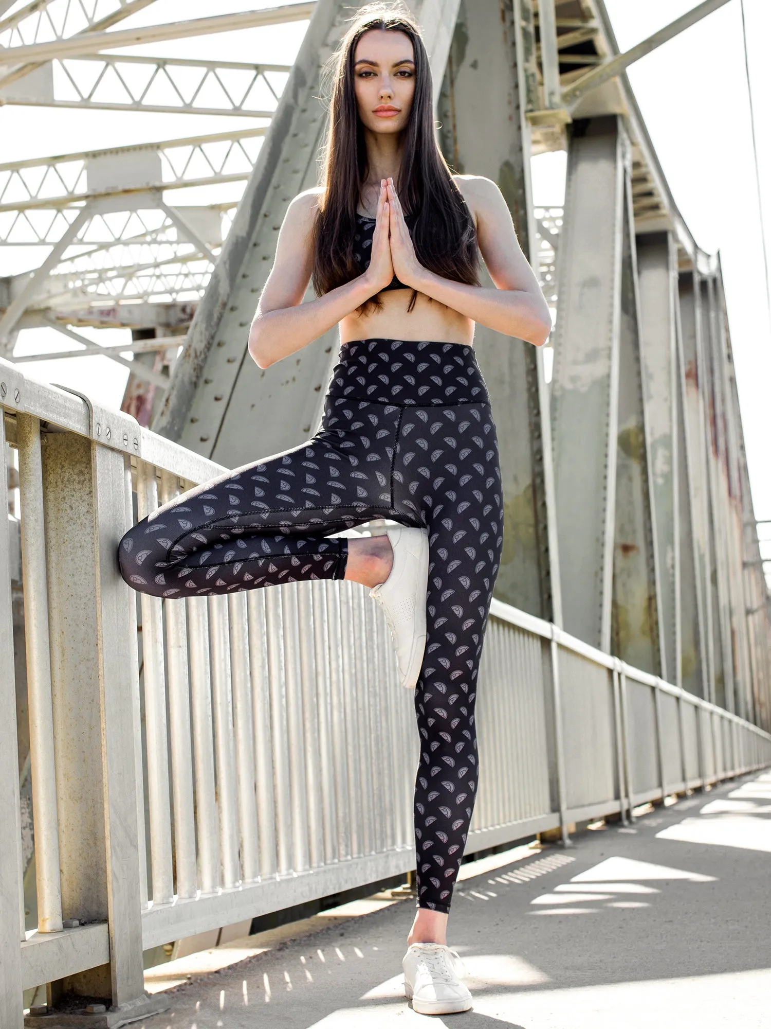 SEAMLESS IMAGE PANTS, BLACK GALILEO