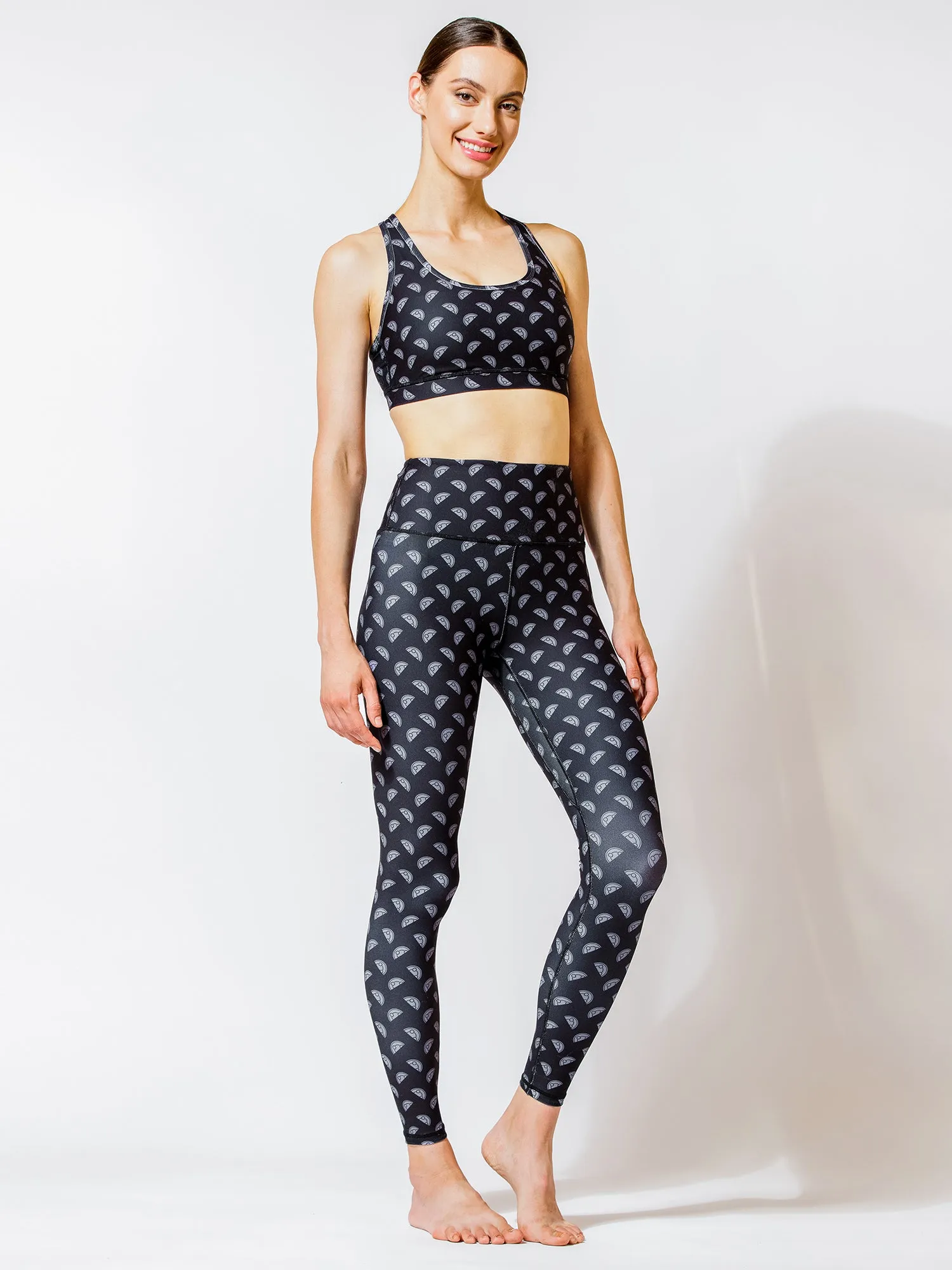 SEAMLESS IMAGE PANTS, BLACK GALILEO