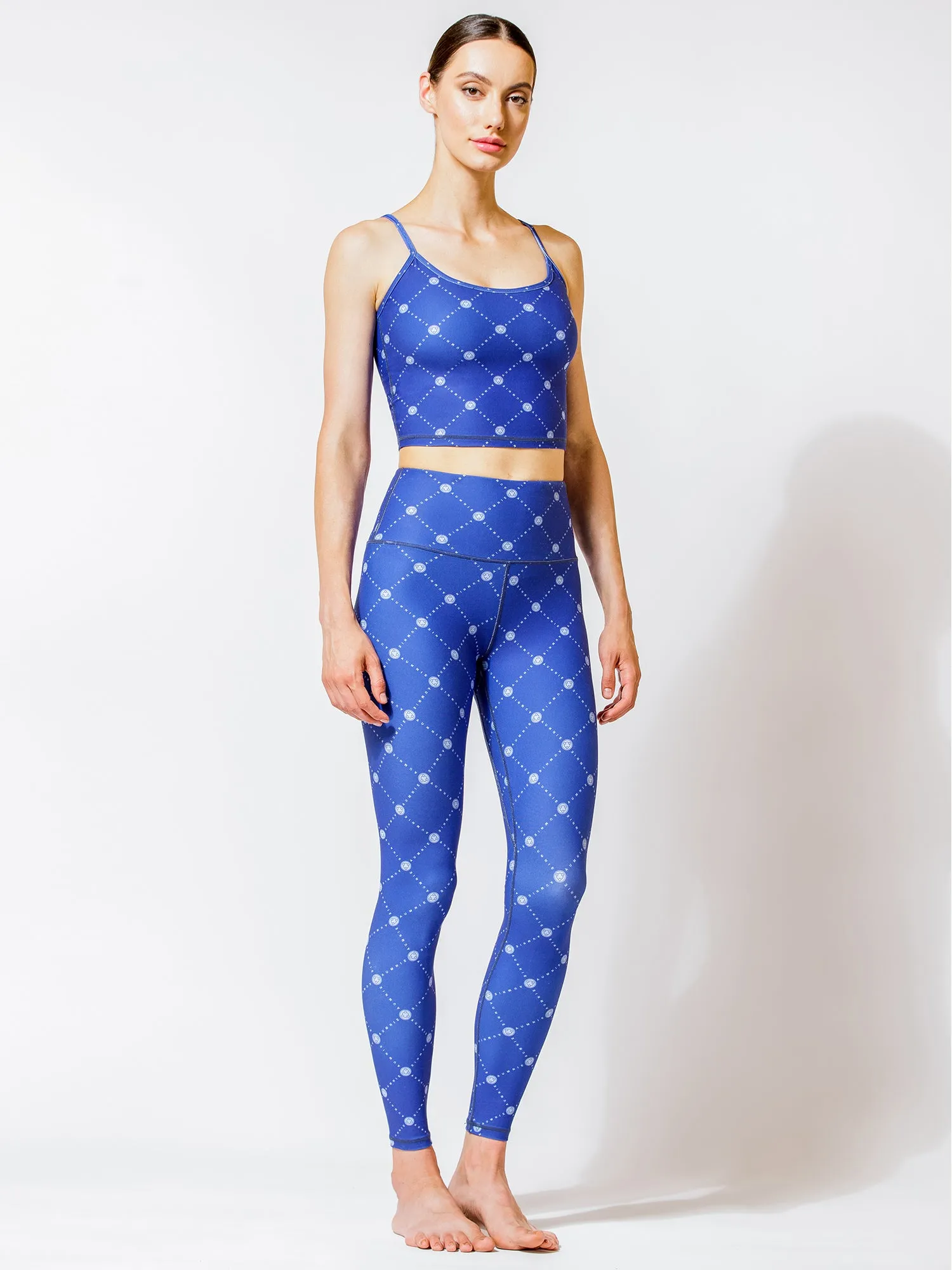 SEAMLESS IMAGE PANTS, BLUE GALLERIA