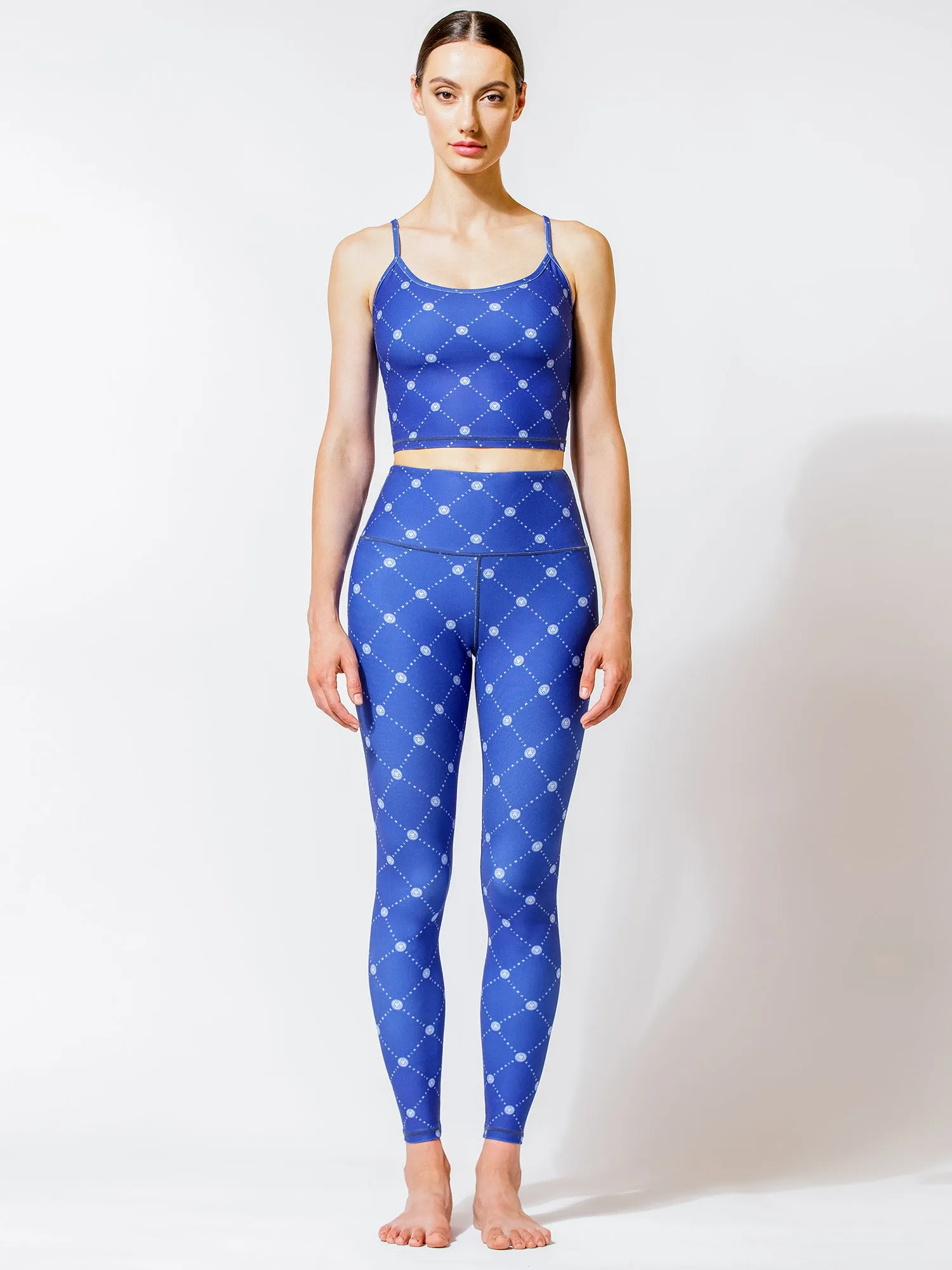 SEAMLESS IMAGE PANTS, BLUE GALLERIA