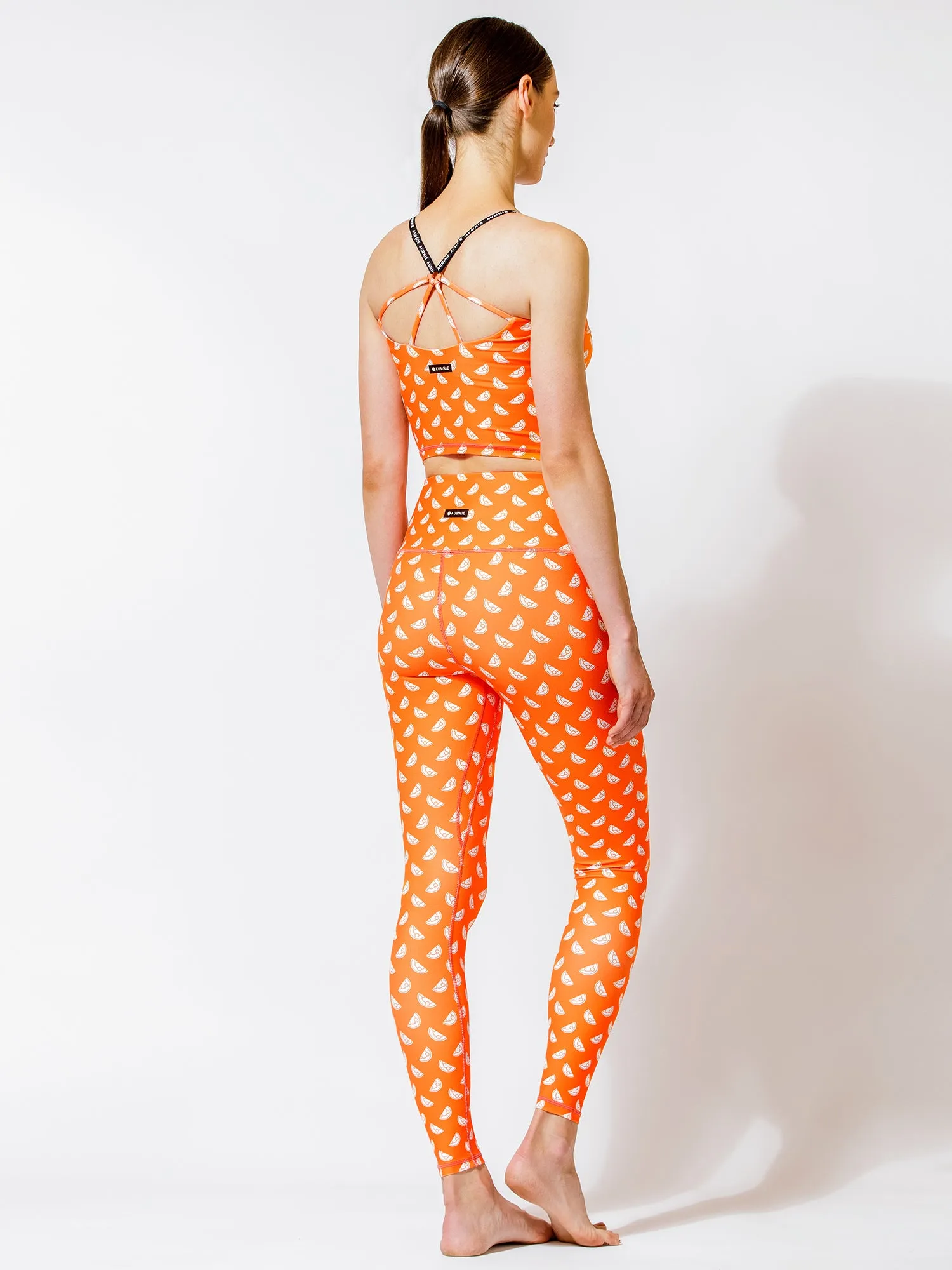SEAMLESS IMAGE PANTS, ORANGE GALILEO