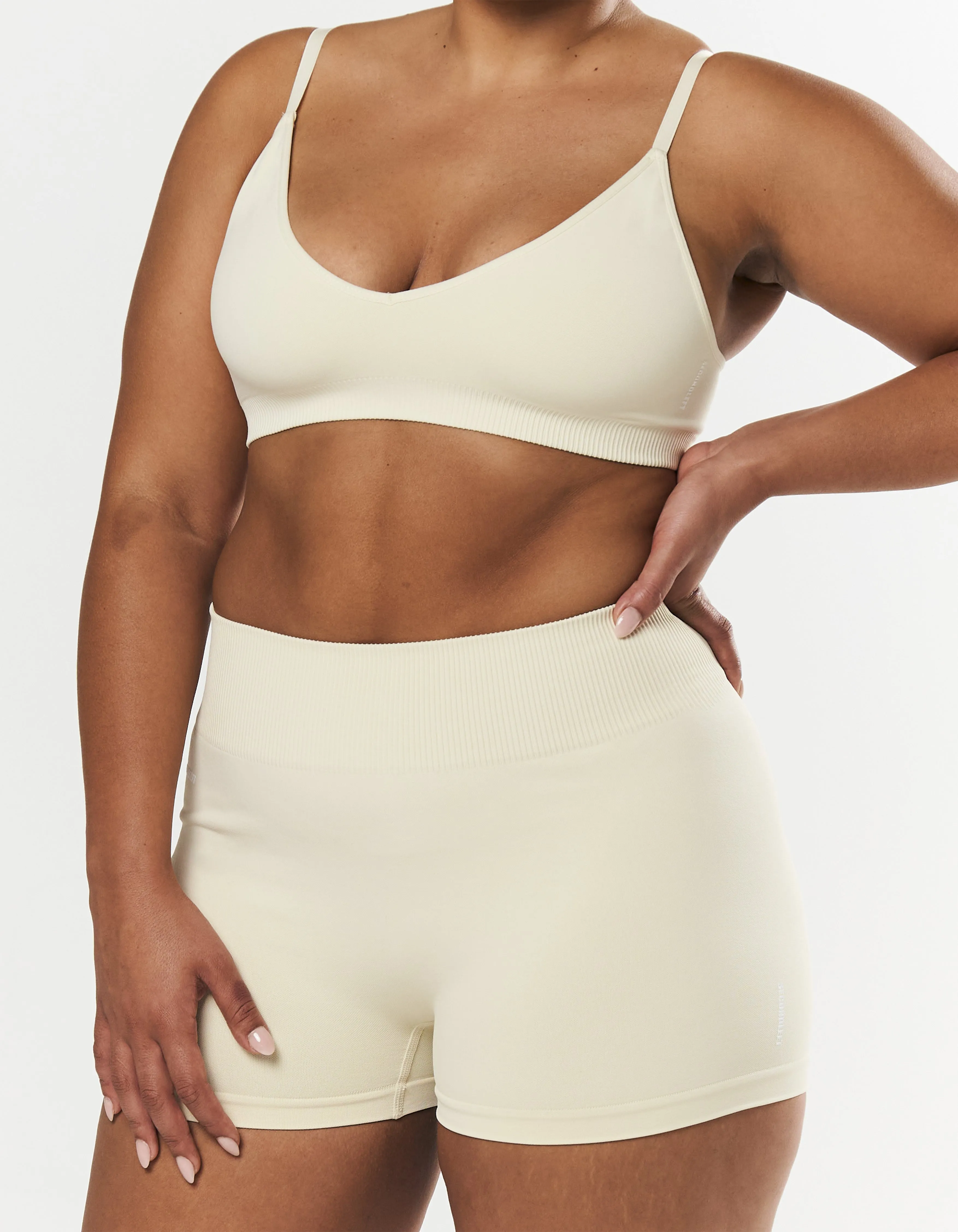 Seamless Mini Biker Shorts - Butter