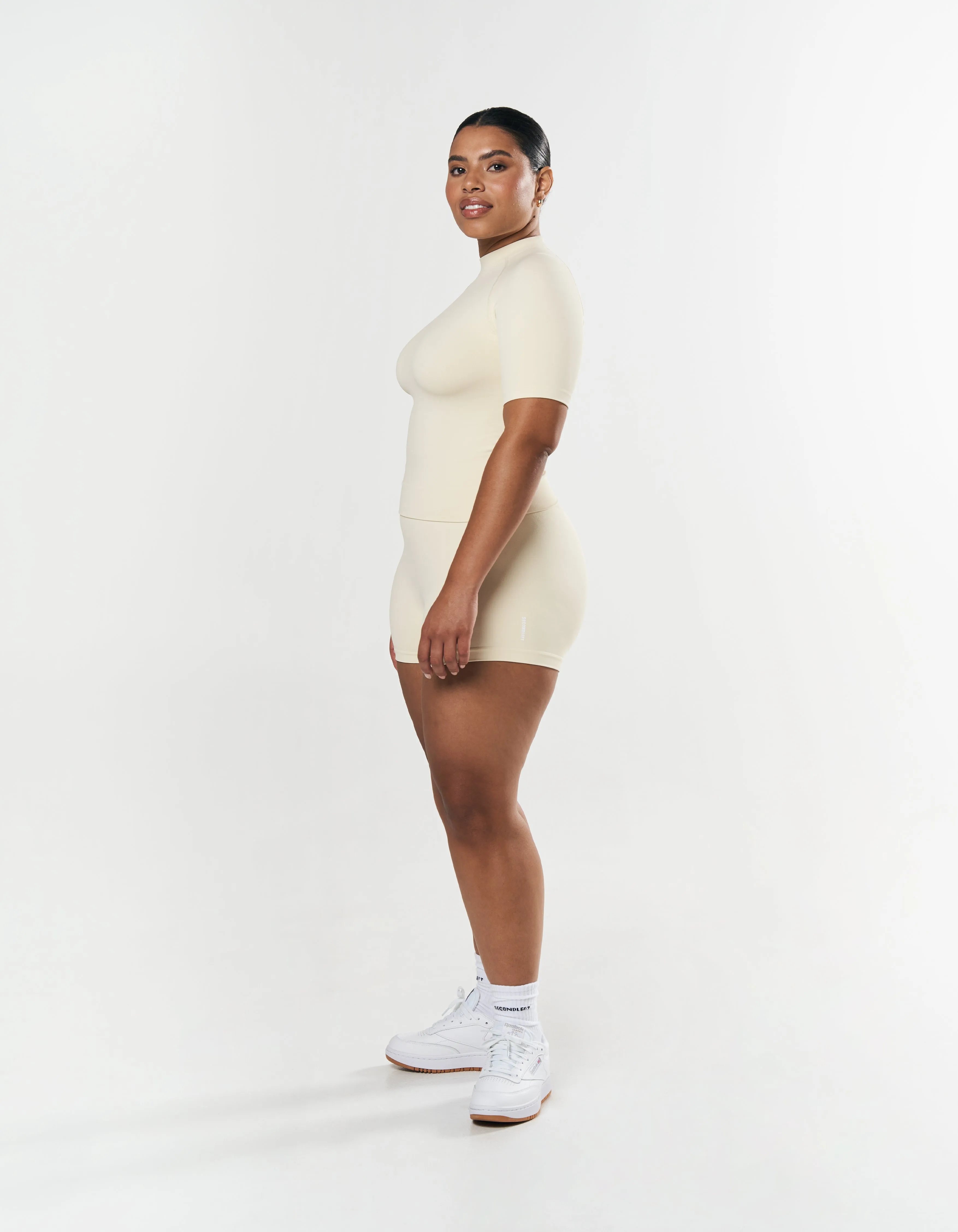 Seamless Mini Biker Shorts - Butter