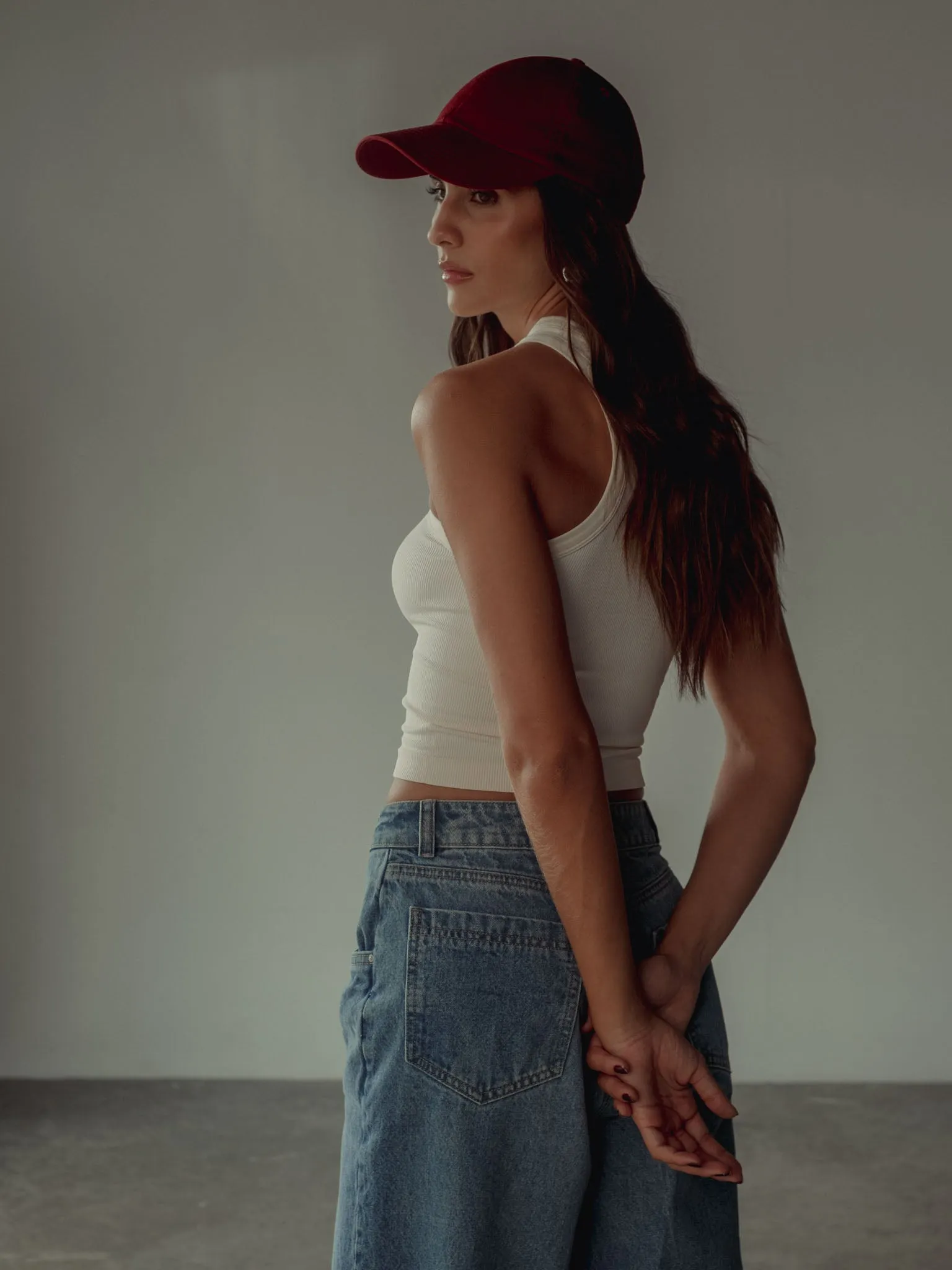 SEAMLESS TANK TOP - CREAMY