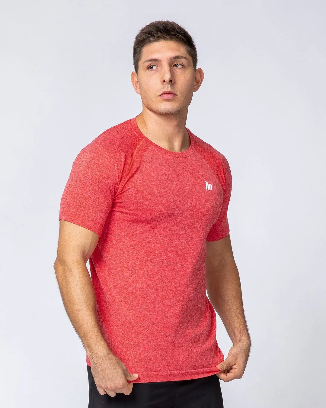 Seamless Tee - Poppy Marl