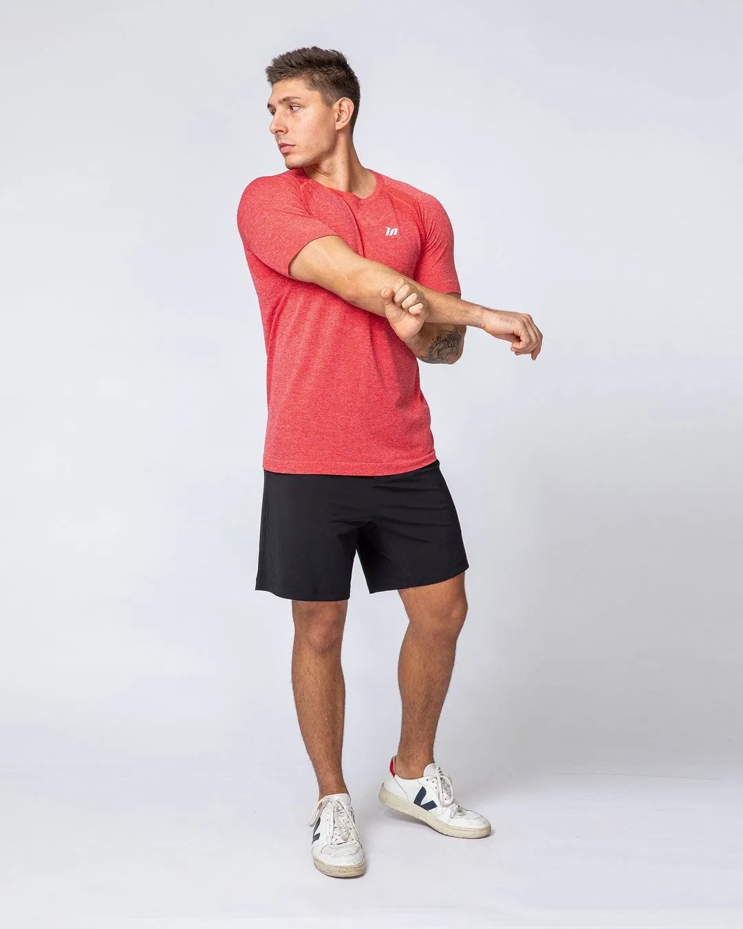 Seamless Tee - Poppy Marl