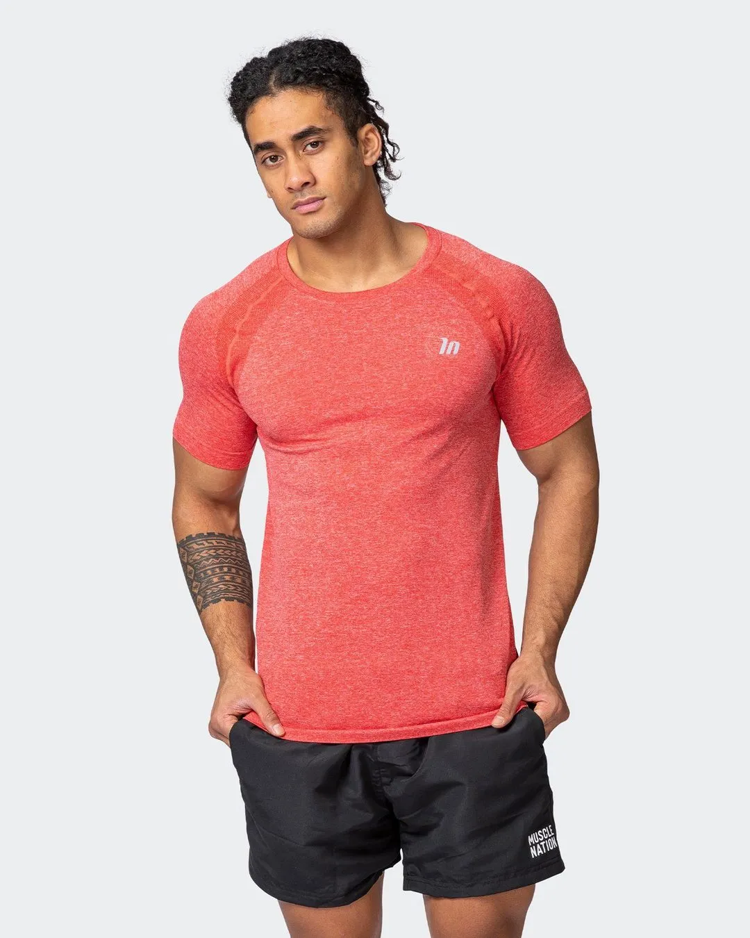 Seamless Tee - Poppy Marl