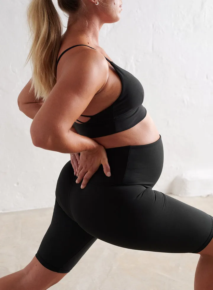 Sense Maternity Biker Shorts | Black