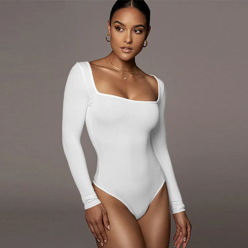 Sexy shapewear body long sleeve