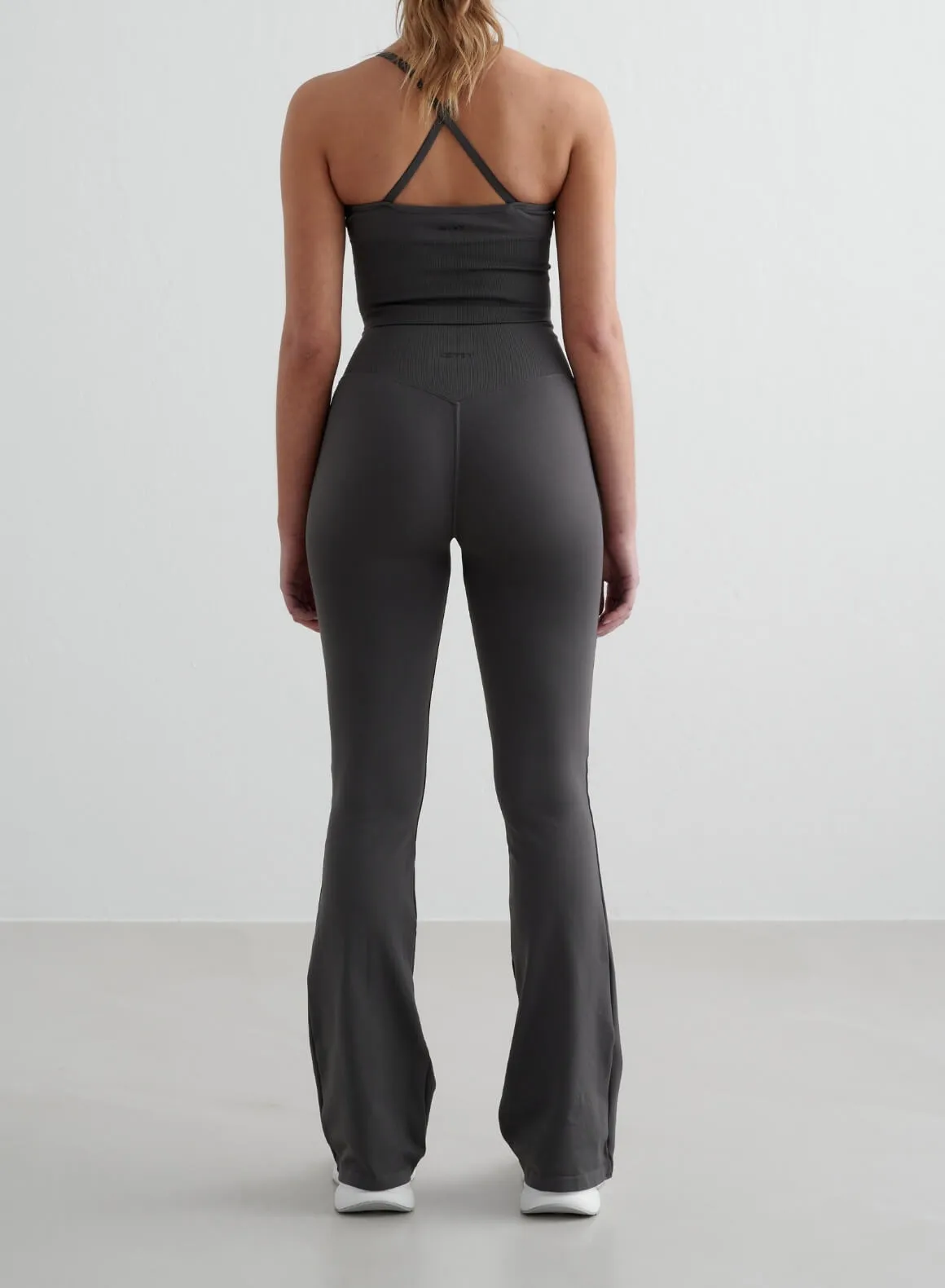 Shadow Grey Shape Seamless Flare Tights