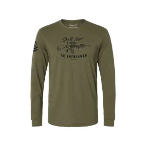 Shall Not Military Green Long Sleeve T-Shirt