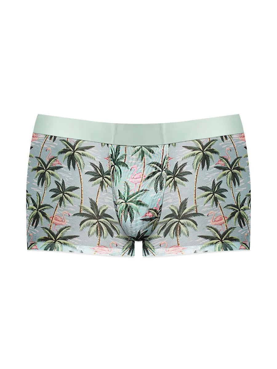Sheer Prints - Seamless Sheer Short - Large -  Flamingo