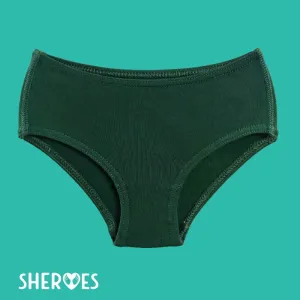 sHEROes School Underwear - Dark Green / Bottle Green