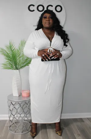 She's So Fierce Tie Up Dress