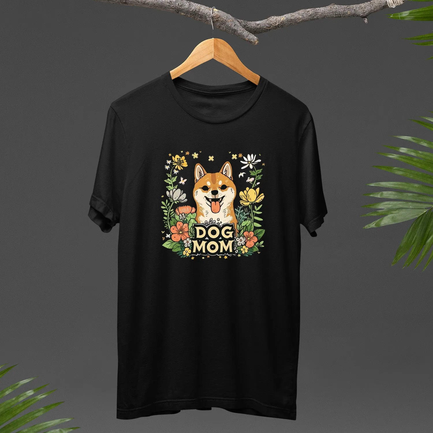 Shiba Dog T-shirt, Pet Lover Shirt, Dog Lover Shirt, Dog Mom T-Shirt, Dog Owner Shirt, Gift For Dog Mom, Funny Dog Shirts, Women Dog T-Shirt, Mother's Day Gift, Dog Lover Wife Gifts, Dog Shirt
