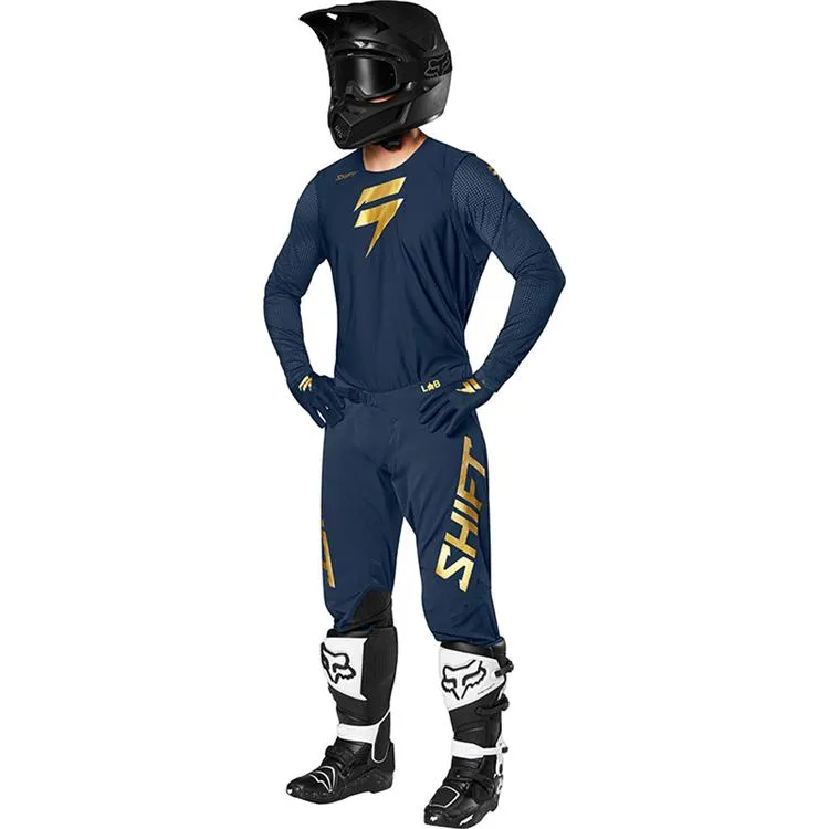 SHIFT 3LUE LABEL PANTS NAVY/GOLD