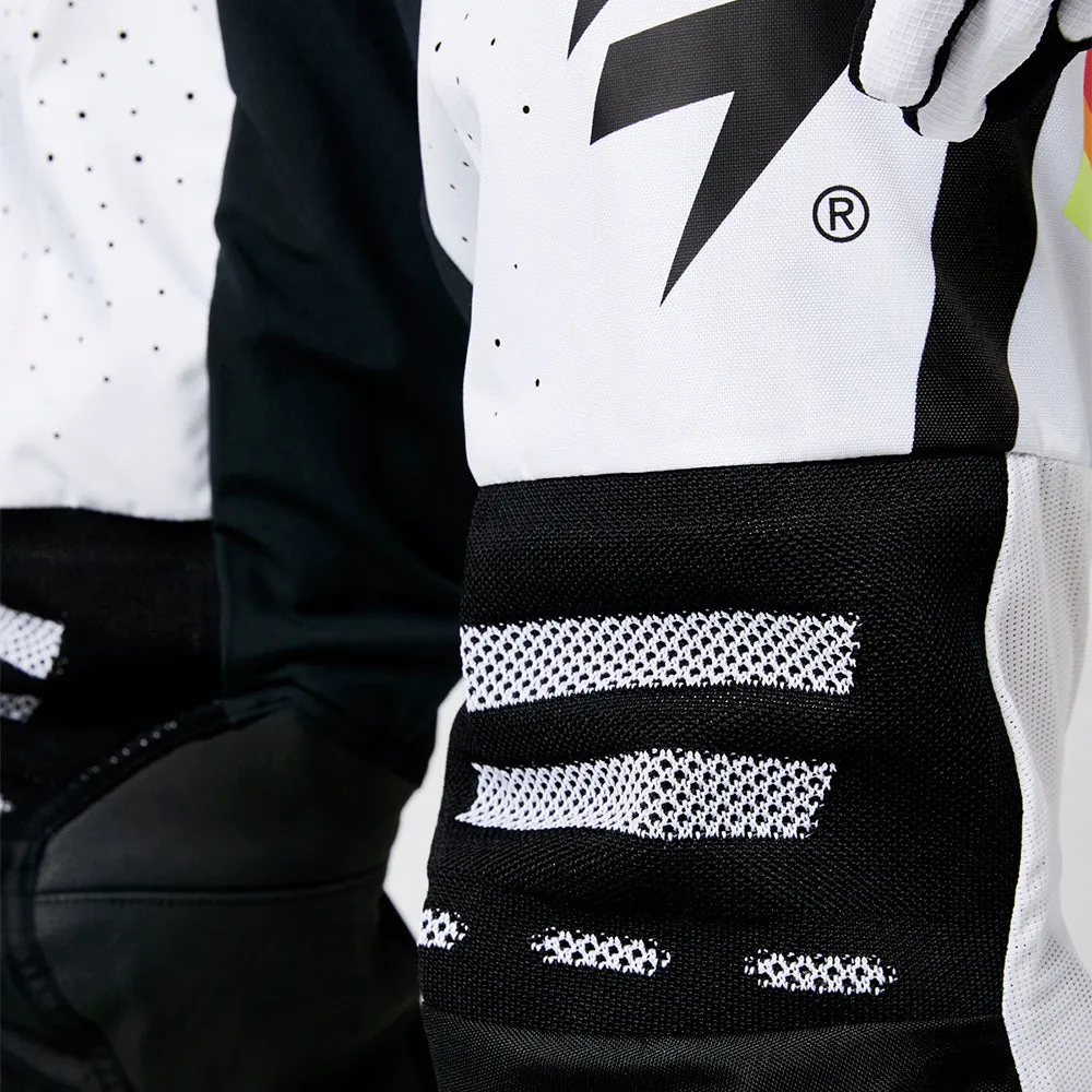 SHIFT BLACK LABEL TARGA PANTS [WHITE/BLACK]