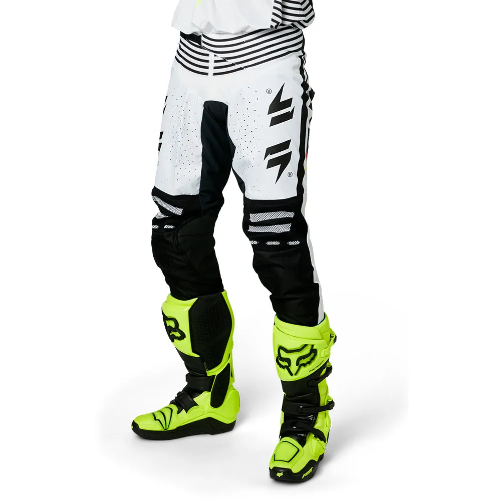 SHIFT BLACK LABEL TARGA PANTS [WHITE/BLACK]