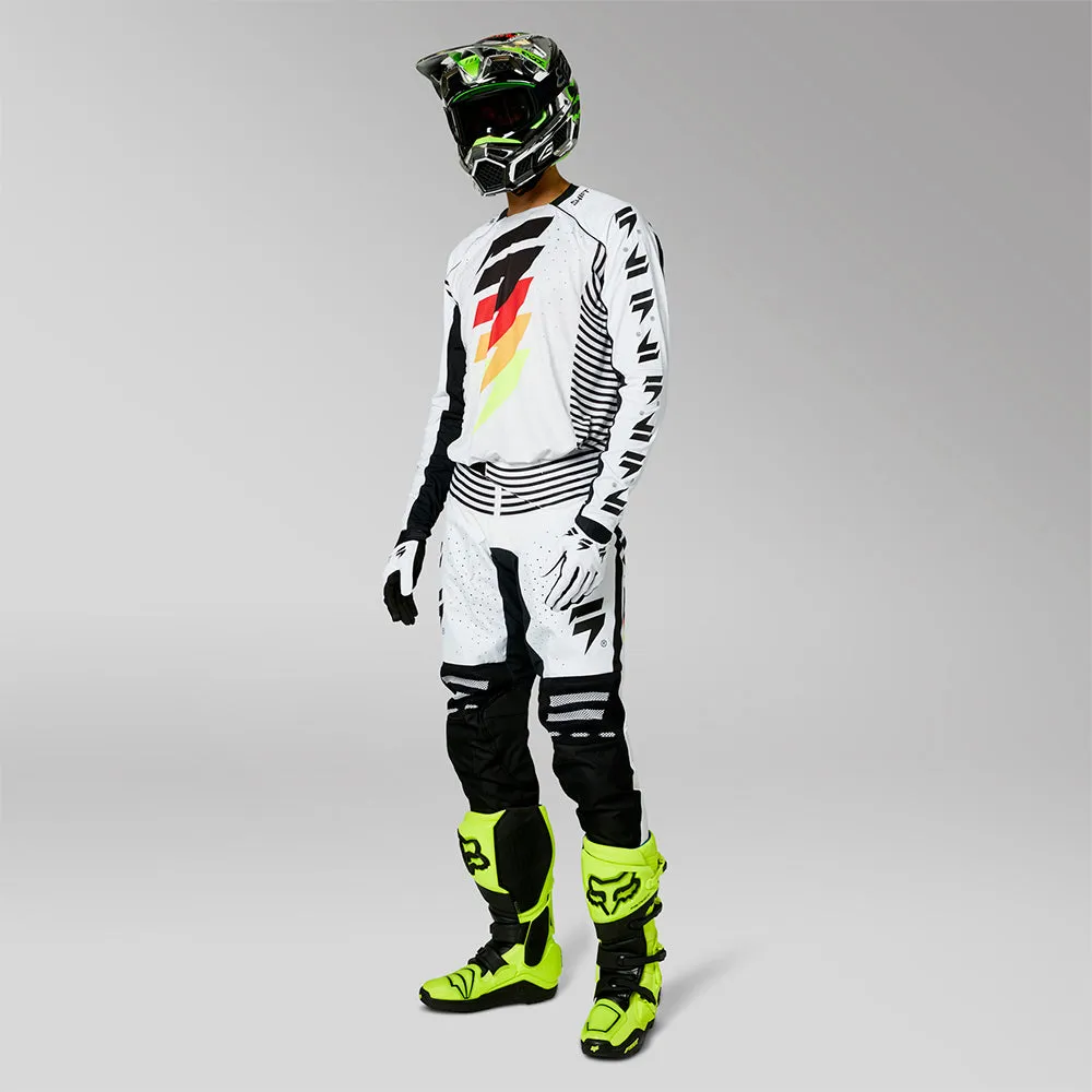 SHIFT BLACK LABEL TARGA PANTS [WHITE/BLACK]