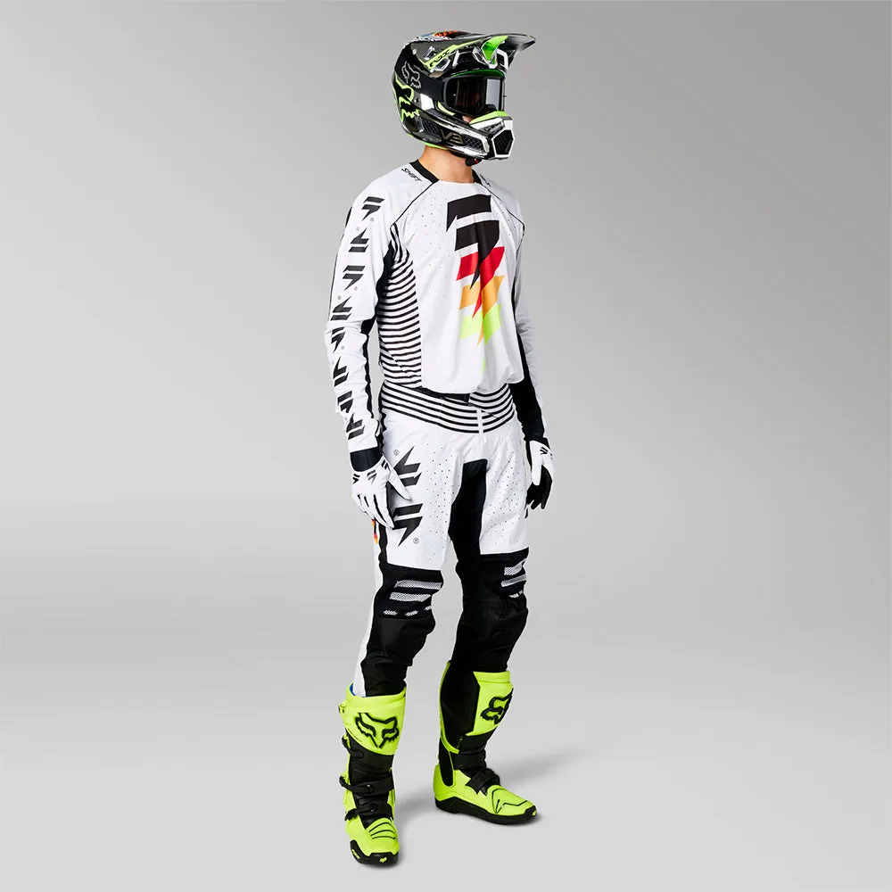 SHIFT BLACK LABEL TARGA PANTS [WHITE/BLACK]