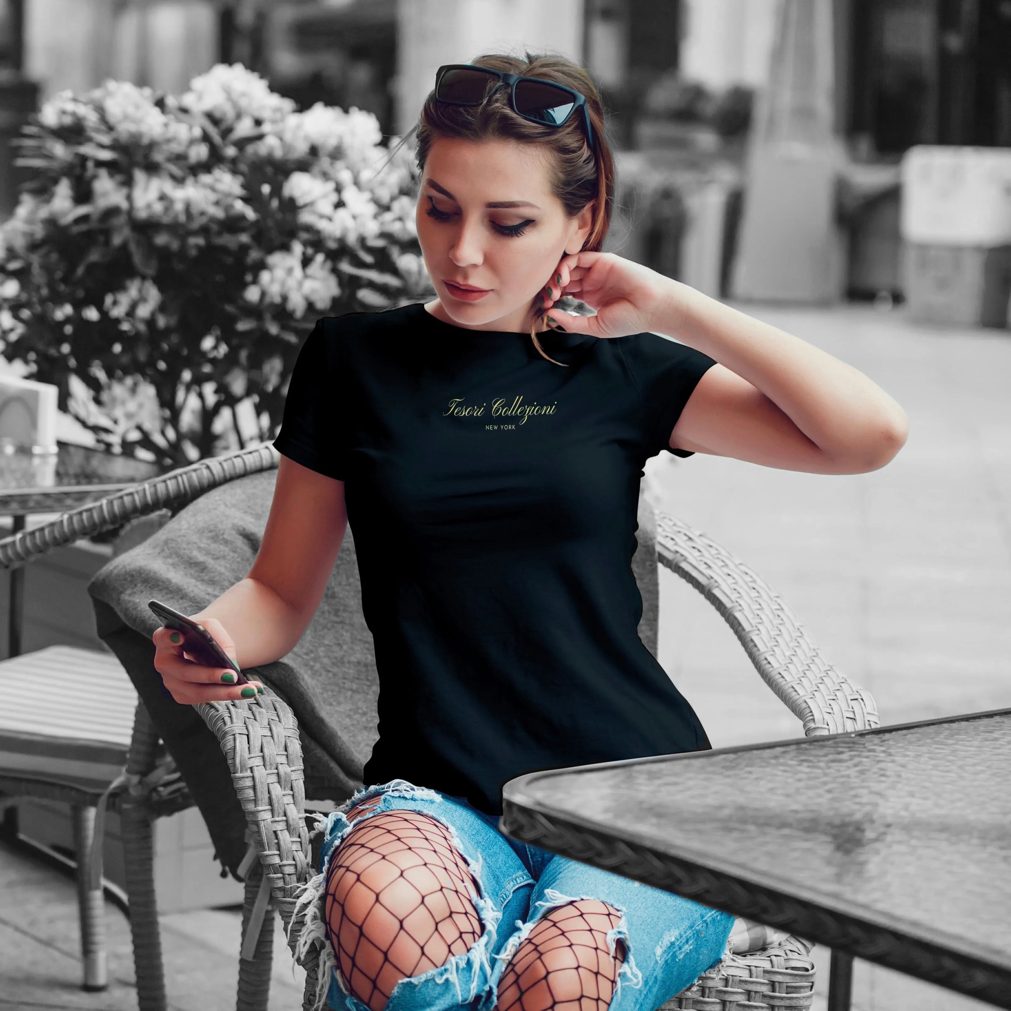 Signature Black & Yellow Triblend T-Shirt