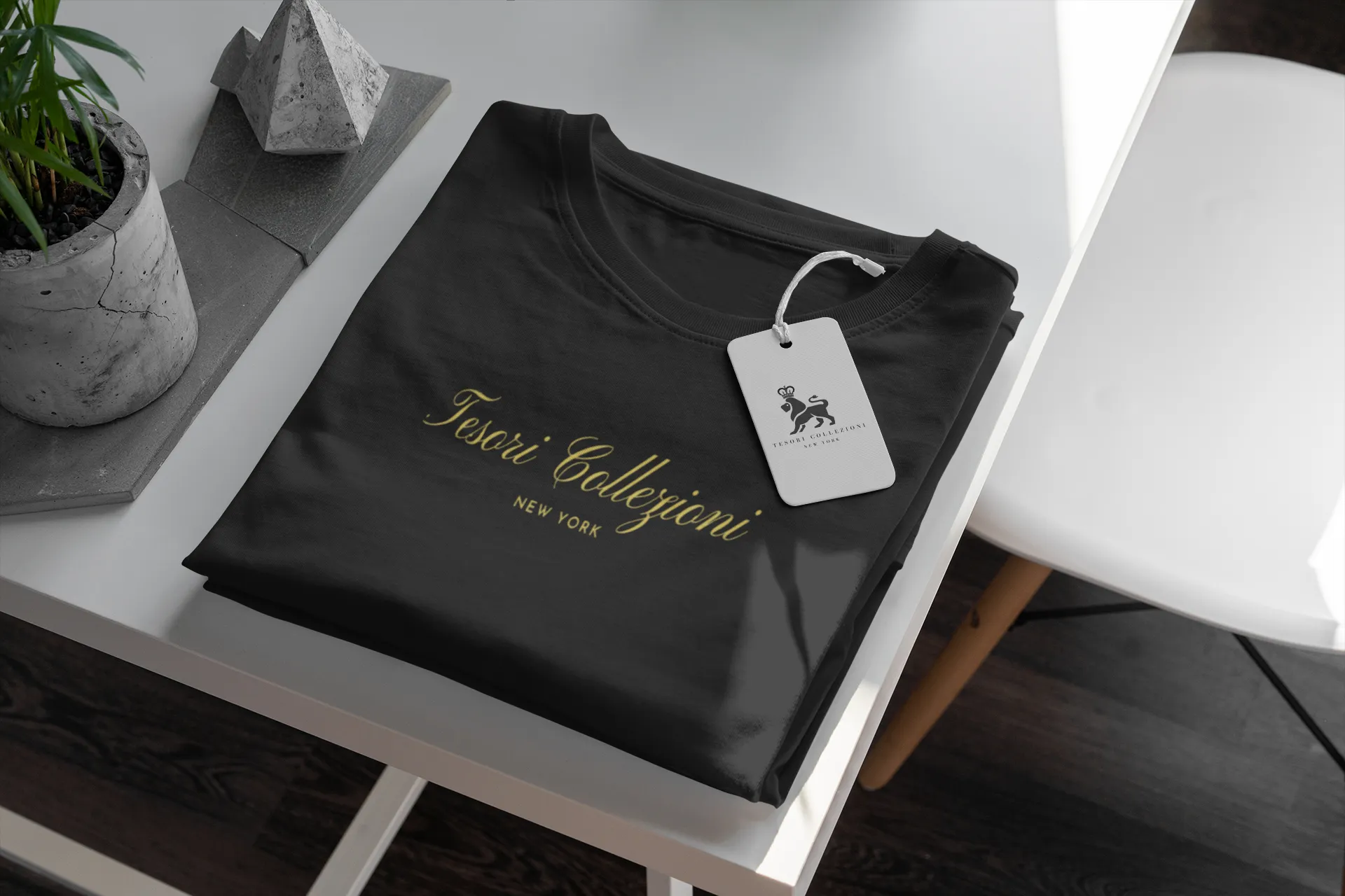 Signature Black & Yellow Triblend T-Shirt