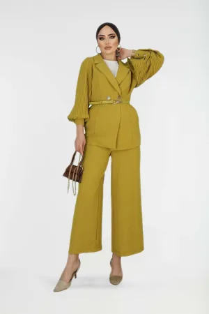Siina Modest Pant Set | Canary