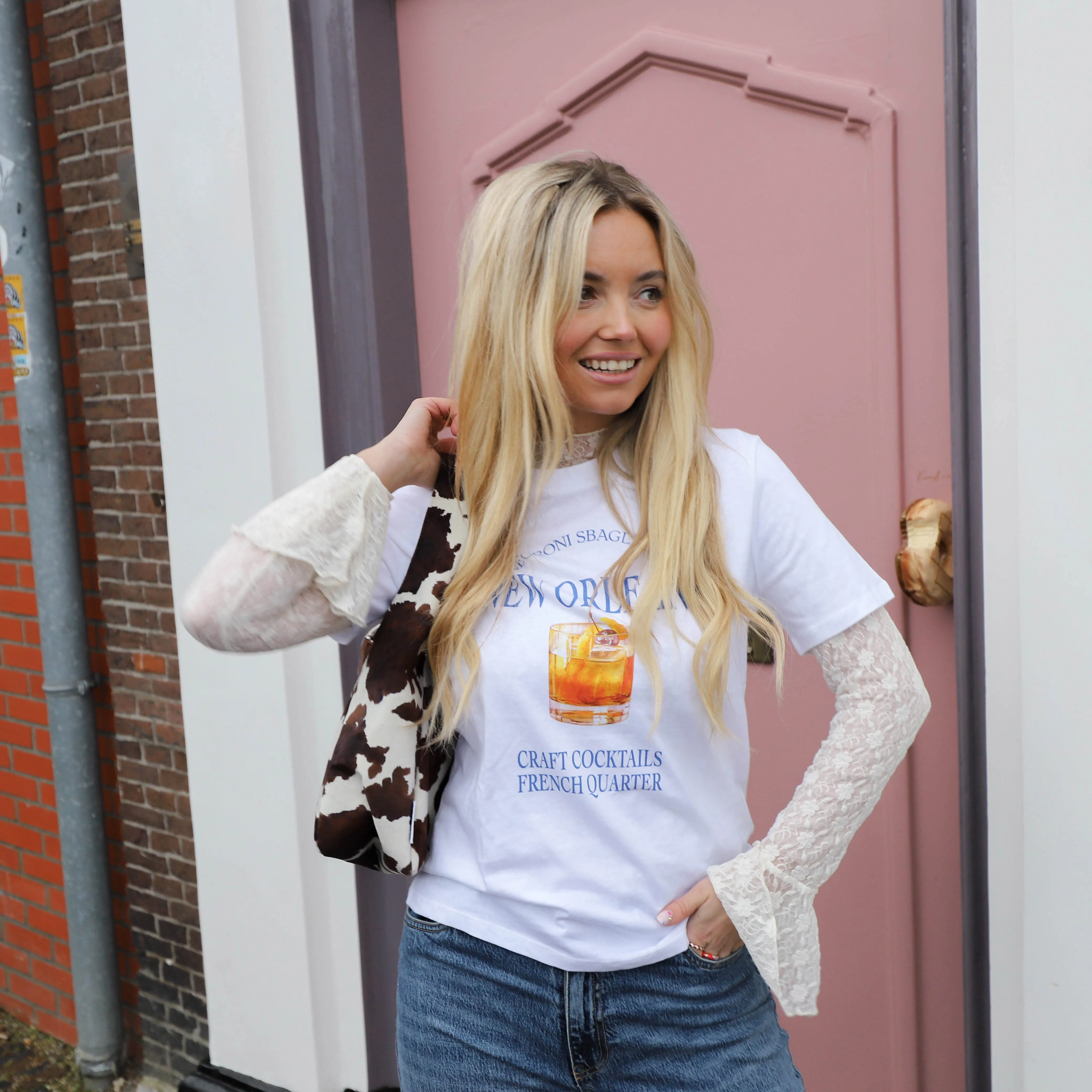 Sille t-shirt printed new Orleans