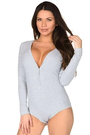 Simply Sexy Grey Bodysuit