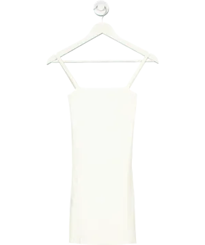SIR. The Label Cream Ribbed Knit Mini Dress UK 8
