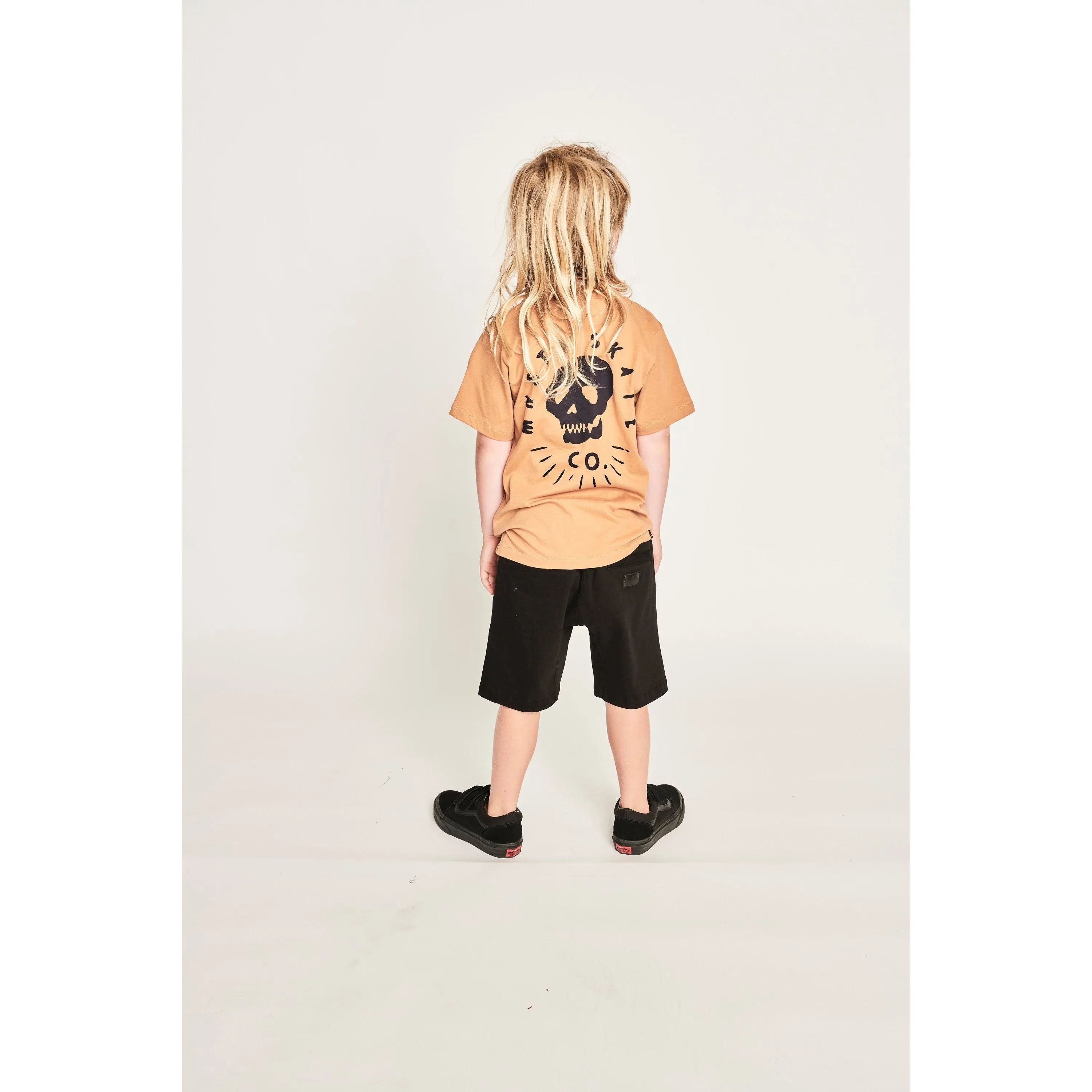 Skatevibe Ss Tee - Lt Mustard