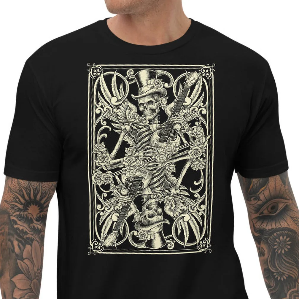 SKELETON GUITARIST TEE