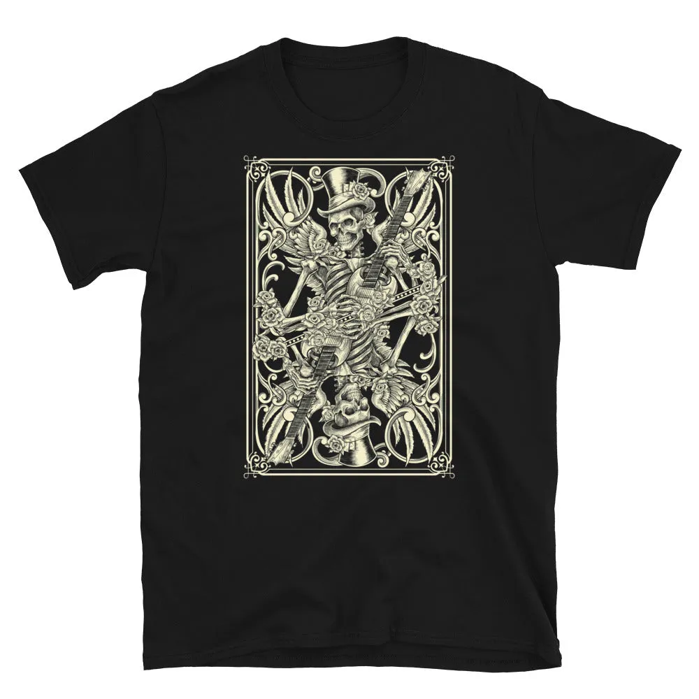 SKELETON GUITARIST TEE