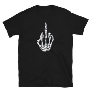 SKELETON MIDDLE FINGER TEE