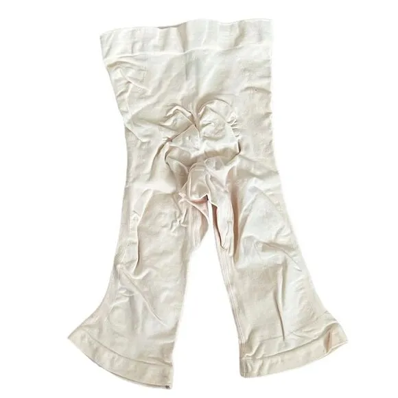 SKIMS Seamless Sculpt High Waist Above The Knee Shaping Shorts In Sand Nude