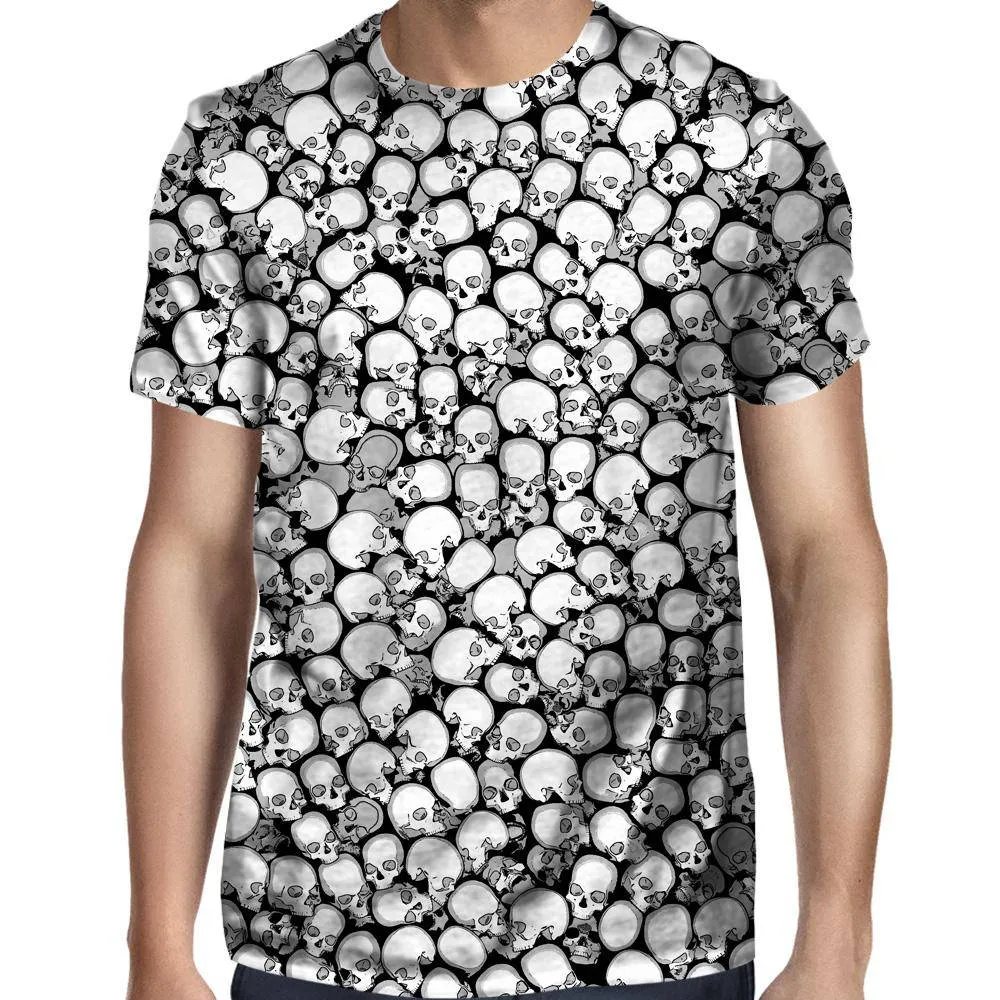 Skull Pattern T-Shirt