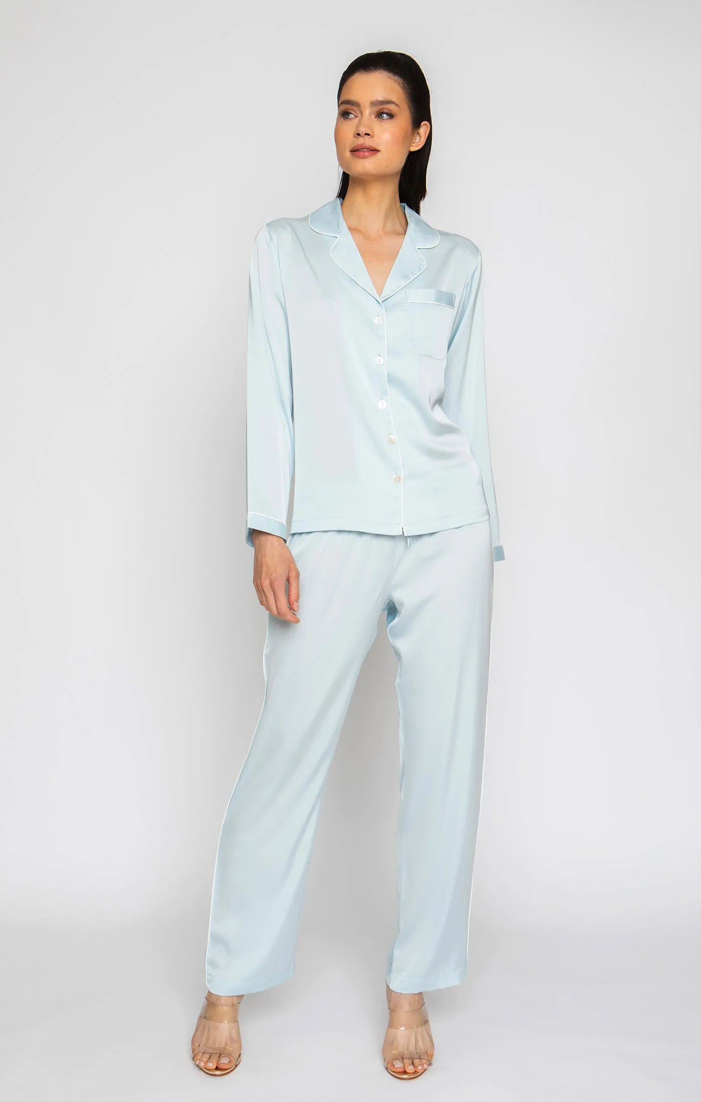 Sky Blue Long PJ Set