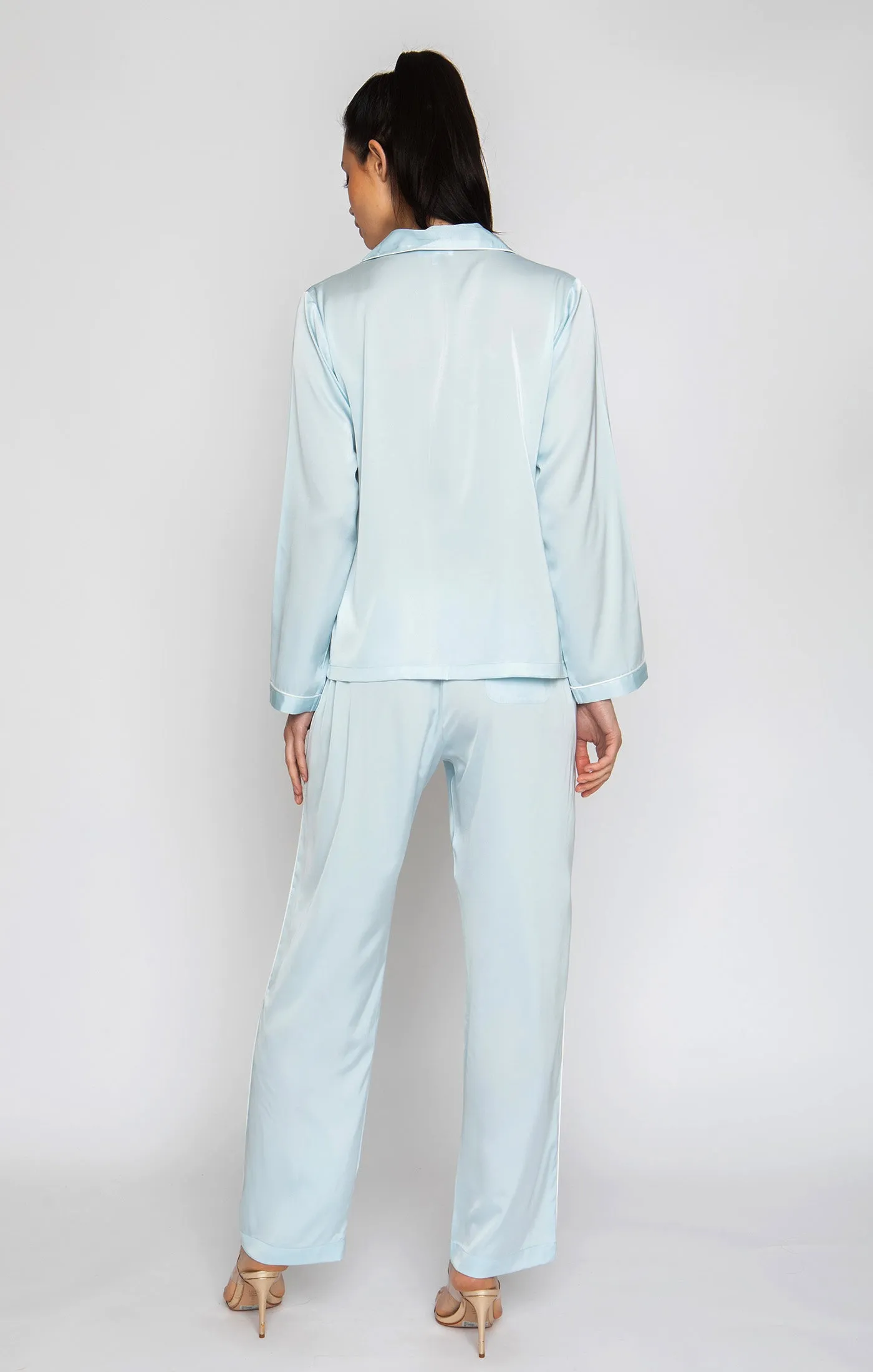 Sky Blue Long PJ Set