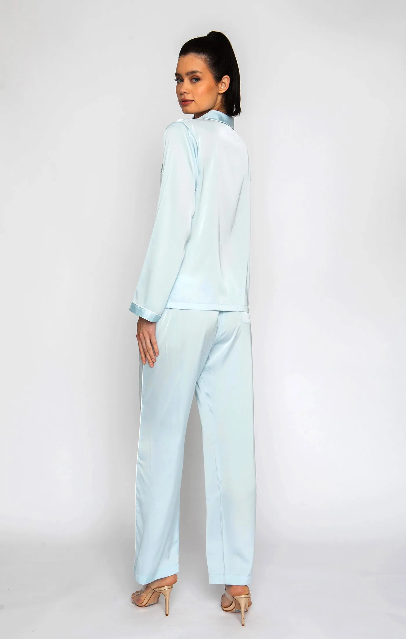 Sky Blue Long PJ Set