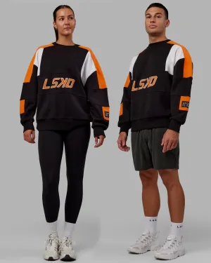 Slam Sweater Oversize - Black-Ultra Orange
