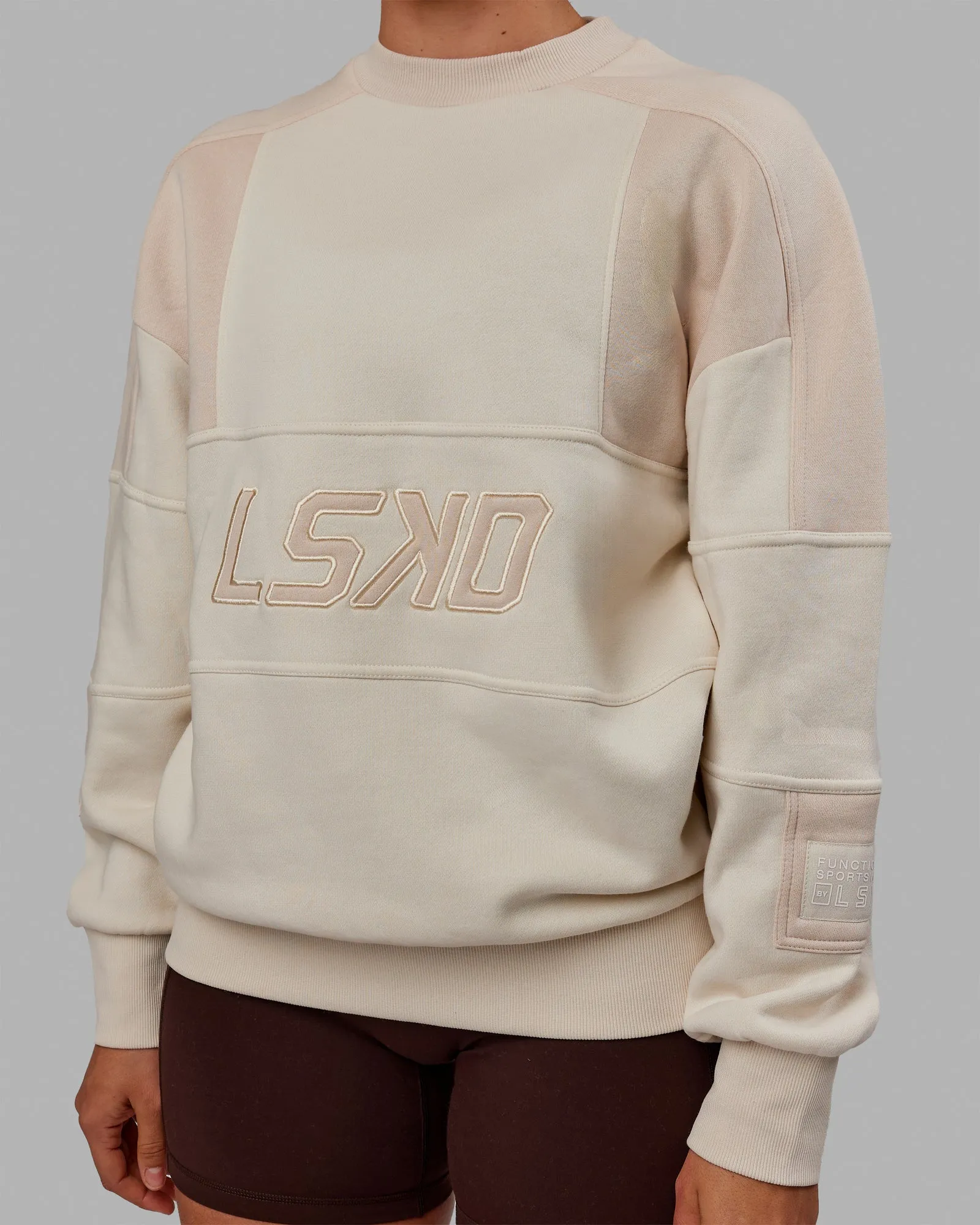 Slam Sweater Oversize - Bone-Pumice Stone